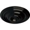 Ekena Millwork Traditional Ceiling Medallion (Fits Canopies up to 4"), Hnd-Painted Black Pearl, 14 3/4"OD x 1 3/4"P CM14TRBPS - alternate 4